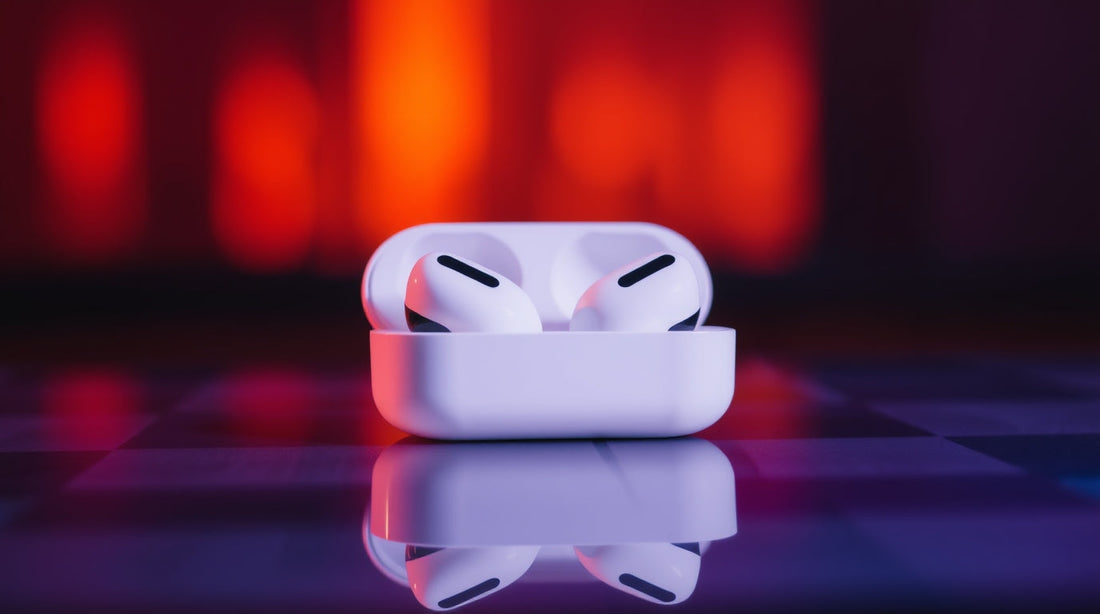 ANC Touch Earbuds in their charging case, showcasing modern design and sleek functionality.