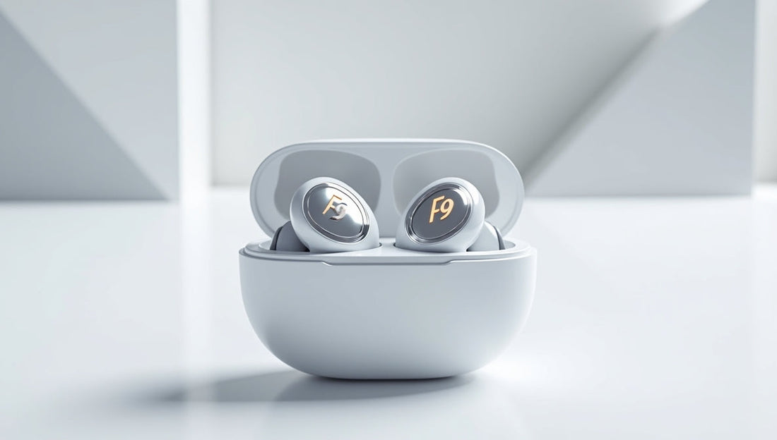 **AltF9 TWS wireless earbuds with sleek design, compact charging case, and comfortable in-ear fit, perfect for music, calls, and on-the-go use.